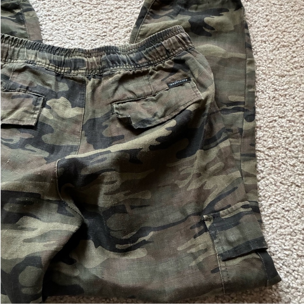 WAS $48 Sanctuary x Anthro linen camo cargo capris - Picture 12 of 15